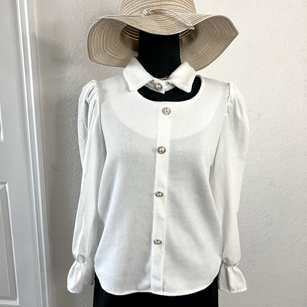 Long sleeve blouse